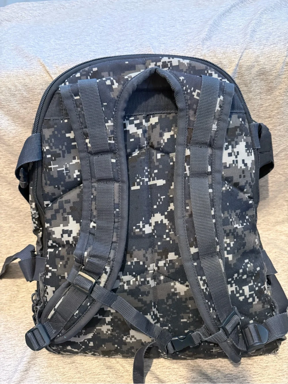Men's Digital Camo Utility Backpack - Navy/Black/Grey
